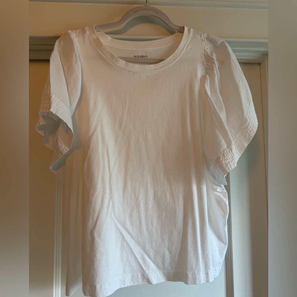 Old Navy Crisp White Fashion Tee, 2X